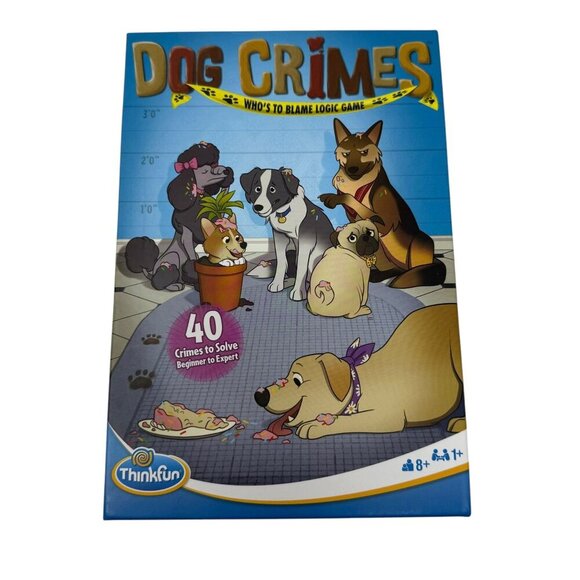 ThinkFun Dog Crimes Logic Game Critical Thinking Brain Challenge Cognitive skill - Picture 2 of 9